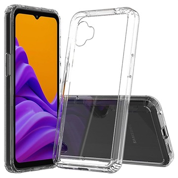 Ütésálló Samsung Galaxy Xcover6 Pro hibrid tok - átlátszó