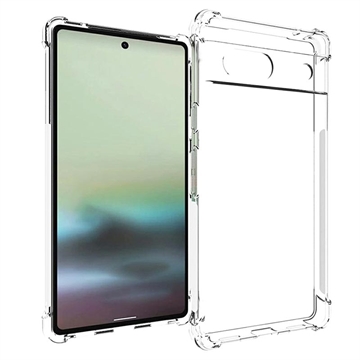 Ütésálló Google Pixel 7a TPU Tok - Átlátszó