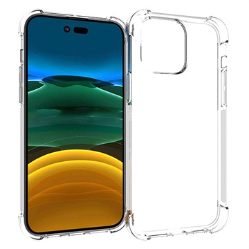 Ütésálló iPhone 14 Pro Max TPU tok - átlátszó