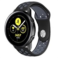 Samsung Galaxy Watch aktív szilikon szíj - fekete / szürke