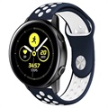 Samsung Galaxy Watch aktív szilikon szíj - sötétkék / fehér