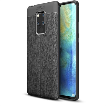 Huawei Mate 20 X Slim-Fit Premium TPU tok - fekete