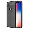 Slim-Fit prémium iPhone XS Max TPU tok - fekete