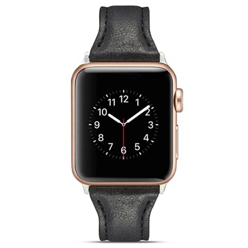 Apple Watch Series 9/8/SE (2022)/7/SE/6/5/4/3/2/1 vékony bőrszíj – 41mm/40mm/38mm