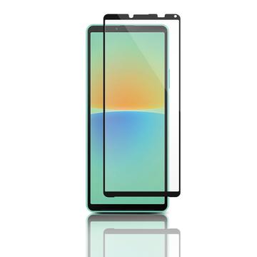 Sony Xperia 10 IV Panzer Premium Full-Fit Képernyővédő Fólia - 9H - Fekete