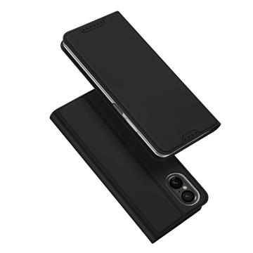 Sony Xperia 10 VI Dux Ducis Skin Pro Flip Tok - Fekete