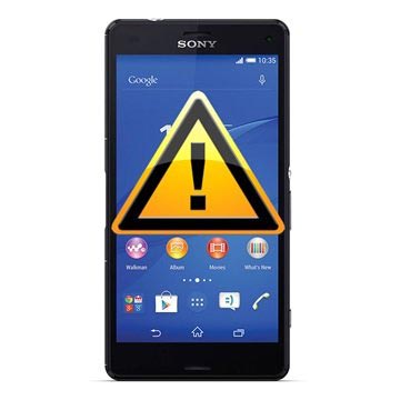 Sony Xperia Z3 kompakt akkumulátorfedél javítás - fekete