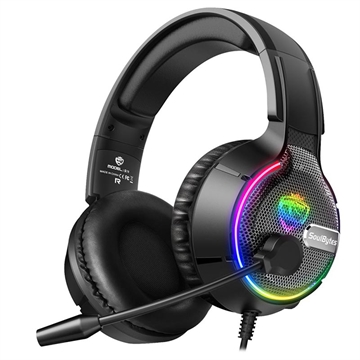 SoulBytes S19 Gaming Headset with RGB (Open-Box Satisfactory) - Black