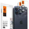 Spigen Glas.tR Ez Fit Optik Pro iPhone 14 Pro/14 Pro Max/15 Pro/15 Pro Max/16 Pro/16 Pro Max Kamera Lencsevédő - Titánkék