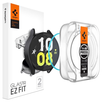 Spigen Glas.tR Ez Fit Samsung Galaxy Watch6 Screen Protector - 2 Pcs.