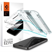 iPhone 15 Pro Spigen Glas.tR Ez Fit képernyővédő fólia - 2 db.