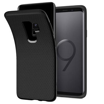 Samsung Galaxy S9+ tok Spigen Liquid Air - matt fekete