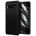 Spigen Liquid Air Samsung Galaxy S10+ TPU tok - fekete