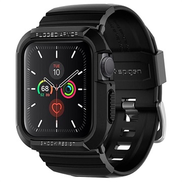 Spigen Rugged Armor Pro Apple Watch 7/SE/6/5/4 TPU tok - 40mm/41mm - Fekete