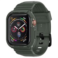 Spigen Rugged Armor Pro Apple Watch 9/8/7/SE/6/5/4 TPU tok - 44mm/45mm - zöld