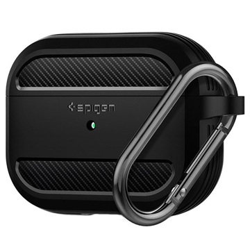 Spigen Rugged Armor AirPods Pro TPU tok - fekete