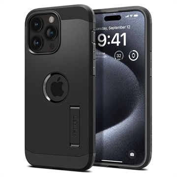 iPhone 15 Pro Spigen Tough Armor Mag Tok - Fekete