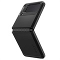 Spigen Tough Armour Samsung Galaxy Z Flip4 Tok - Fekete