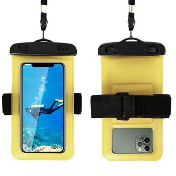 Sports Waterproof Case w. Armband and Strap - 6.5"