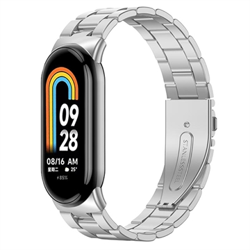 Xiaomi Smart Band 8 rozsdamentes acél szíj