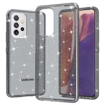 Stílusos Glitter sorozat Samsung Galaxy A53 5G hibrid tok