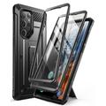 Samsung Galaxy S23 Ultra 5G Supcase Unicorn Beetle Pro 2-Set Hibrid Tok - Fekete