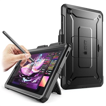 Supcase Unicorn Beetle Pro Samsung Galaxy Tab S6 Lite 2020/2022/2024 hibrid tok – fekete