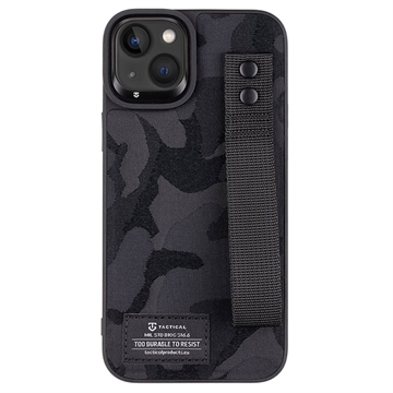 Tactical Camo Troop iPhone 14 Plus Hibrid Tok (Nyitott doboz kielégítő) - Fekete