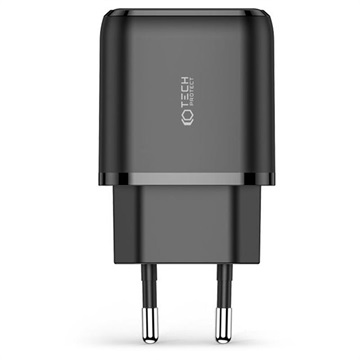 Tech-Protect C20W 2-Port Wall Charger - PD20W, QC3.0