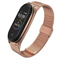 Tech-Protect Xiaomi Mi Smart Band 7 milánói szíj - Rose Gold