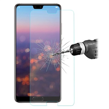 Huawei P20 edzett üveg képernyővédő fólia - 9H, 0,3 mm, 2,5D - átlátszó