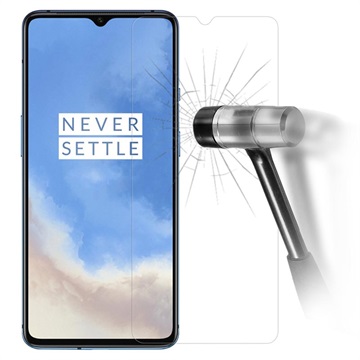 OnePlus 7T edzett üveg képernyővédő fólia - 9H, 0,3 mm - átlátszó