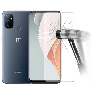 OnePlus Nord N100 edzett üveg képernyővédő fólia - 9H, 0,3 mm - átlátszó