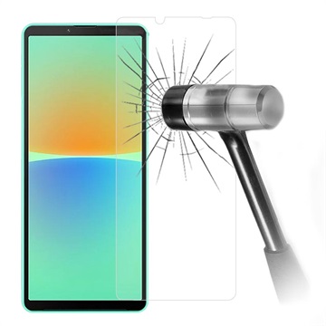 Sony Xperia 10 IV edzett üveg képernyővédő fólia - 9H, 0,3 mm - átlátszó