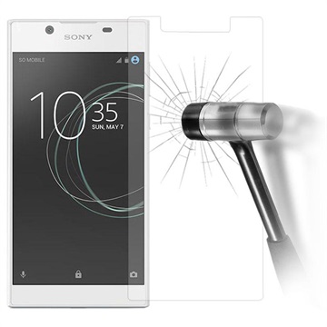 Sony Xperia L1 edzett üveg képernyővédő fólia - 9H, 0,3 mm - átlátszó