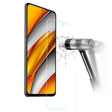 Xiaomi Poco F3 edzett üveg képernyővédő fólia - 9H - átlátszó