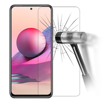 Xiaomi Redmi Note 10S edzett üveg képernyővédő fólia - 9H - átlátszó