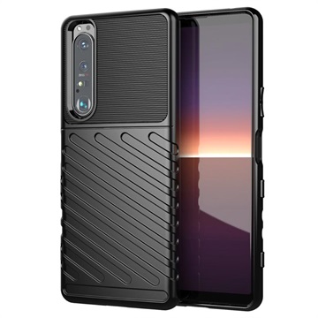 Thunder Series Sony Xperia 1 III TPU tok - fekete