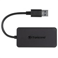 Transcend HUB2 USB 3.1 Gen 1 Hub - USB-A - Fekete