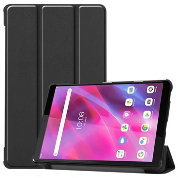 Tri-fold Series Lenovo Tab M8 (3. generációs) fóliás tok - fekete