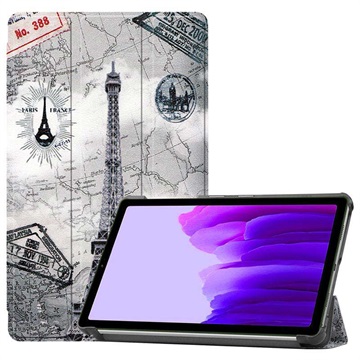 Három hajtható sorozatú Samsung Galaxy Tab A7 Lite Folio tok - Eiffel-torony