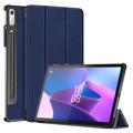 Három Hajtható Sorozatú Lenovo Tab P11 Pro Gen 2 Smart Folio Tok - Kék