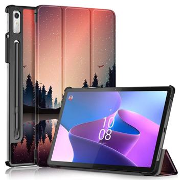 Három Hajtható Sorozatú Lenovo Tab P11 Pro Gen 2 Smart Folio Tok - Természet