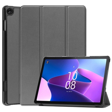 Lenovo Tab M10 Gen 3 Tri-fold sorozatú Smart Folio tok - Szürke