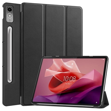 Lenovo Tab P12 Tri-fold sorozatú Smart Folio tok - Fekete