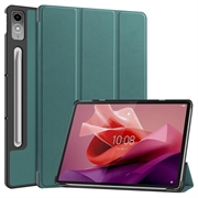 Lenovo Tab P12 Tri-fold sorozatú Smart Folio tok - Zöld