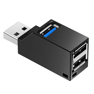 USB 3.0 hub elosztó 1x3 - 1x USB 3.0, 2x USB 2.0 - fekete