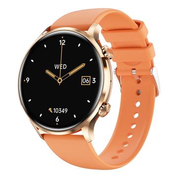 Unisex Sports Smartwatch MX40 - 1.39" - Orange / Gold