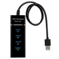 Univerzális 4 portos SuperSpeed USB 3.0 hub