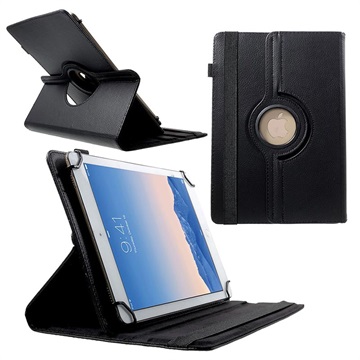 Univerzális Rotary Folio tok táblagépekhez - 9-10" - Fekete